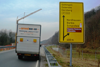 Cornwall Man and Van on the road to Saxony.